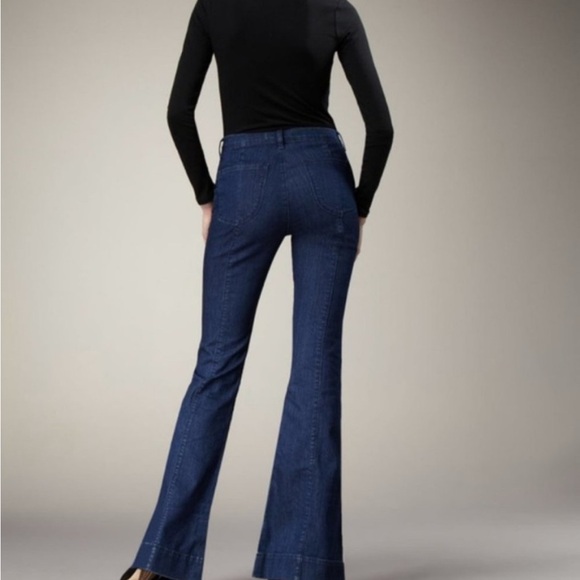 J Brand Dark Blue Flare Jeans - Picture 2 of 14